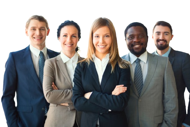 young businesswoman with co workers removebg preview